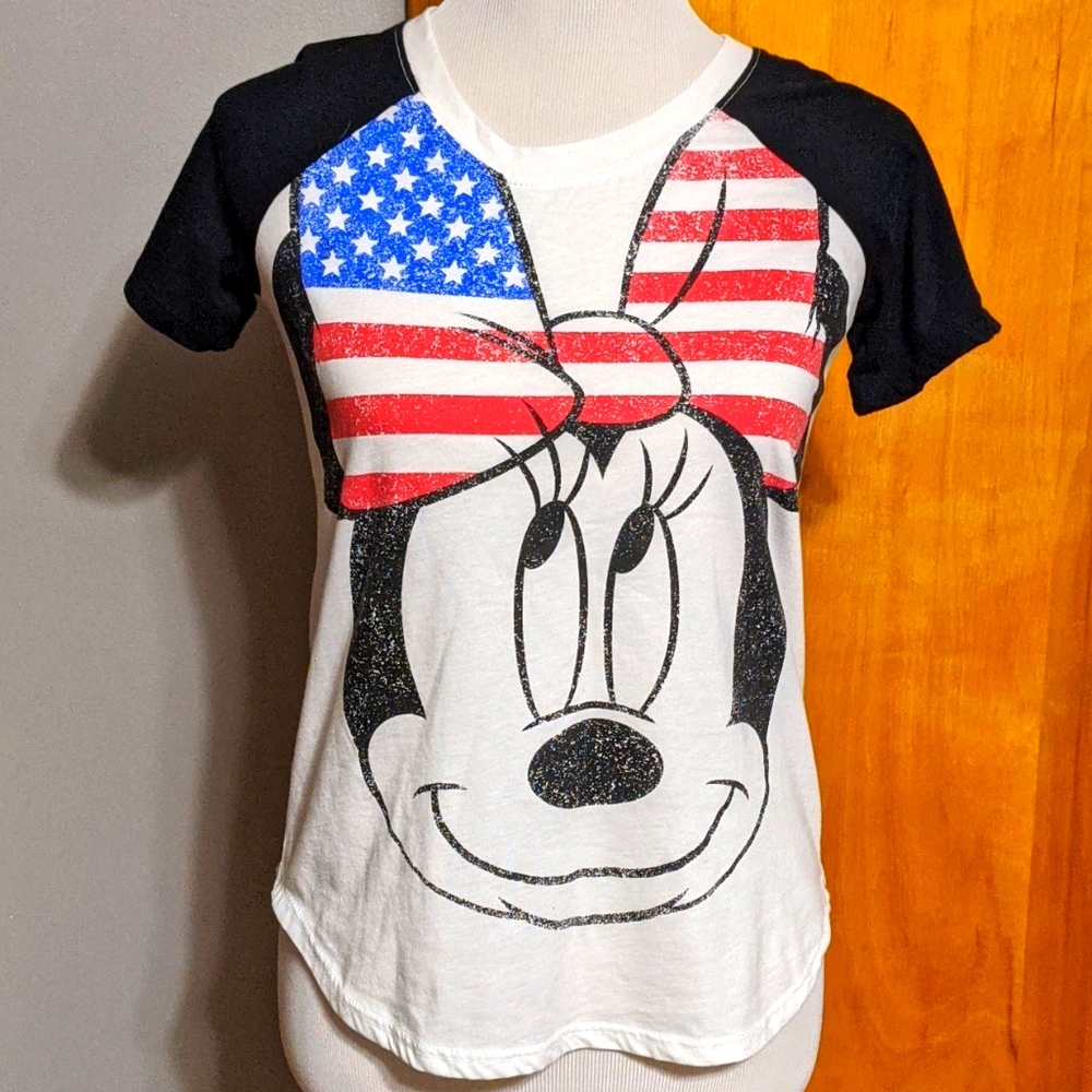 Minnie mouse american flag shirt